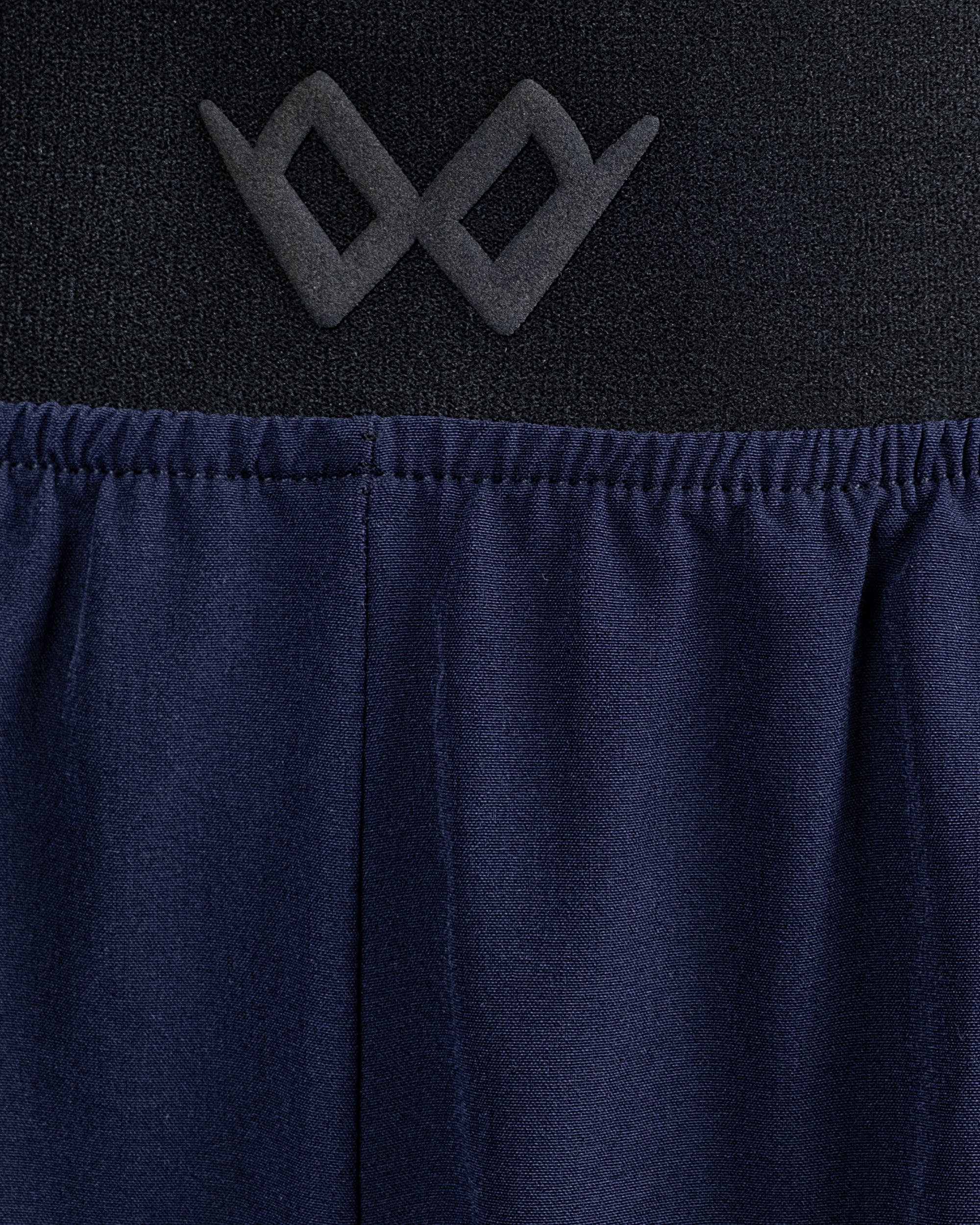 Beli Lastikli Kırışmaz Kumaşlı Cepli Pantolon - Lacivert