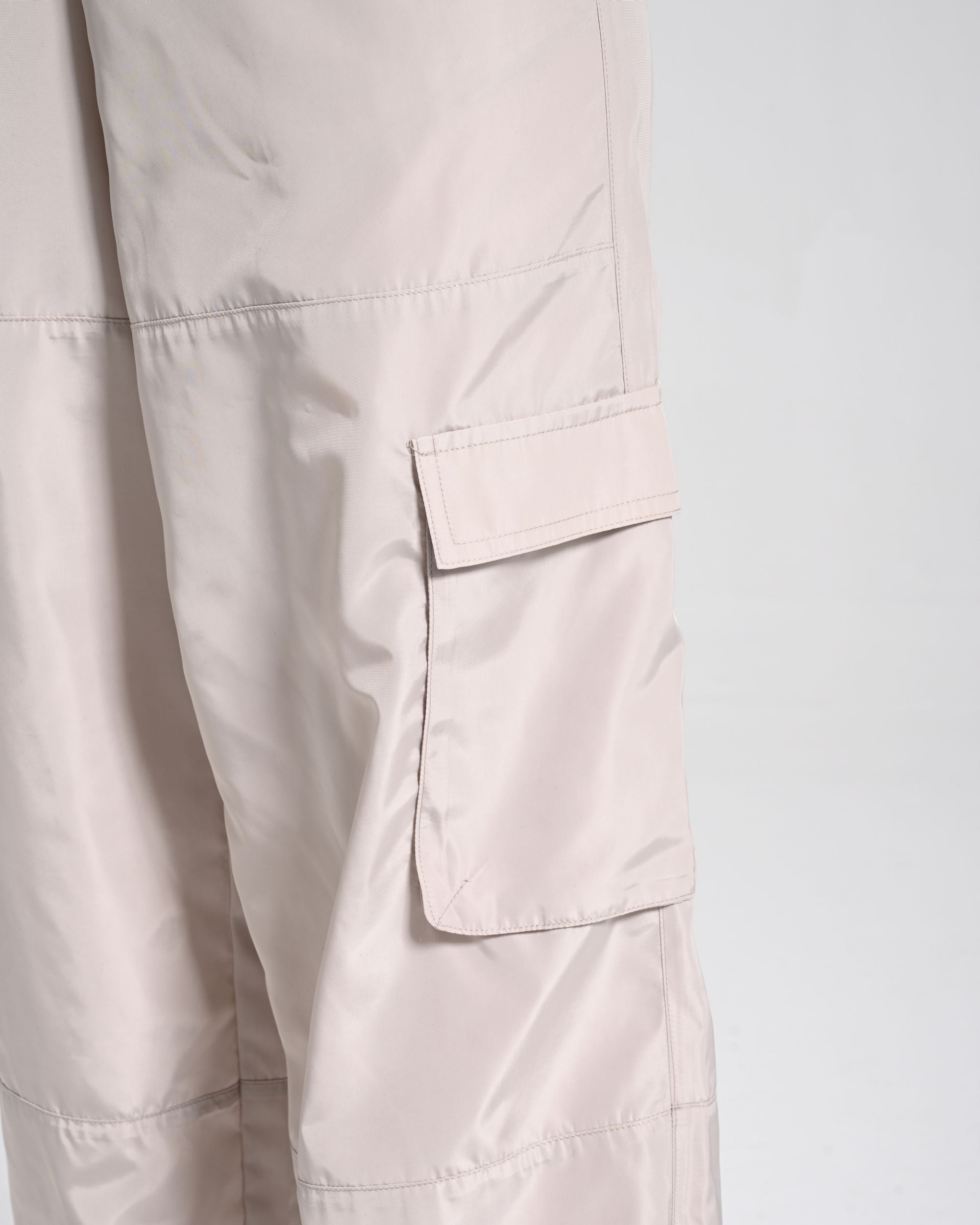 Beli Lastikli Kargo Pantolon - Bej