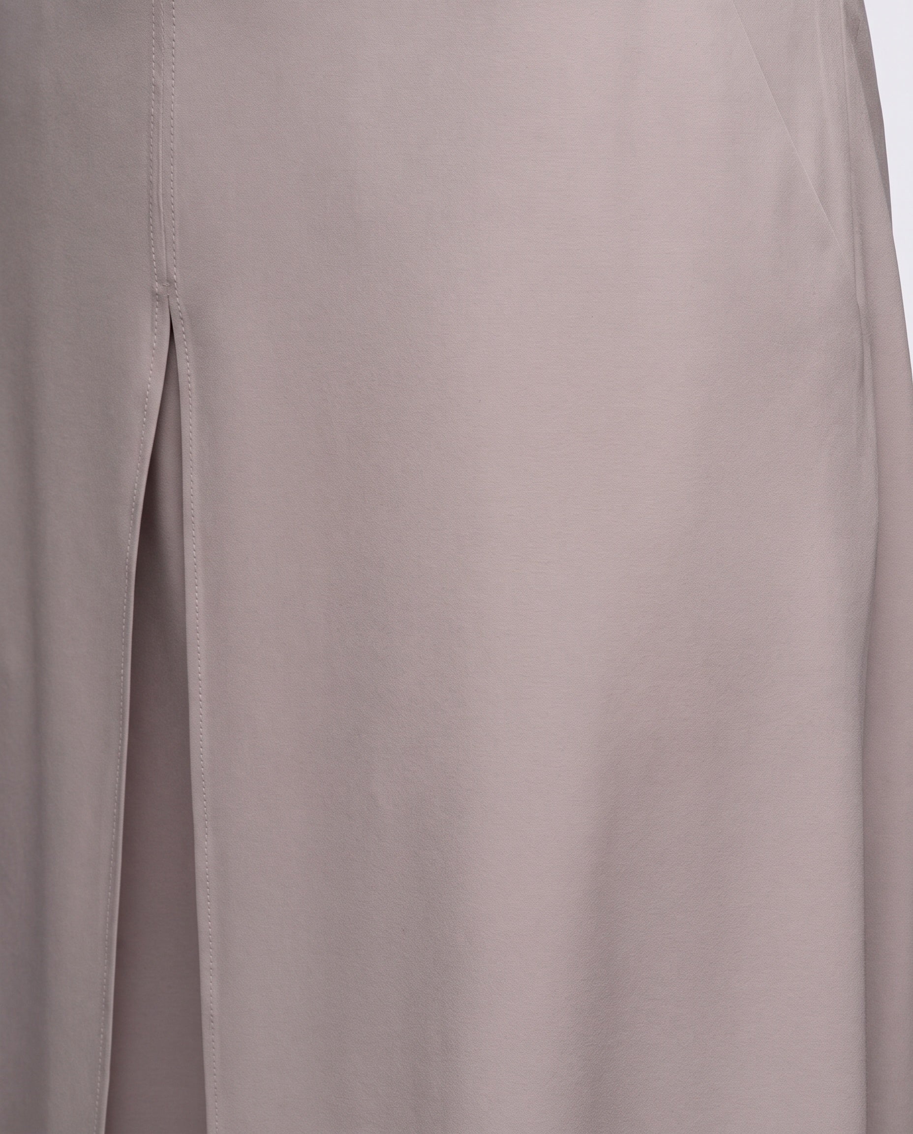 Etek Görünümlü Bol Paça Pantolon - Vizon