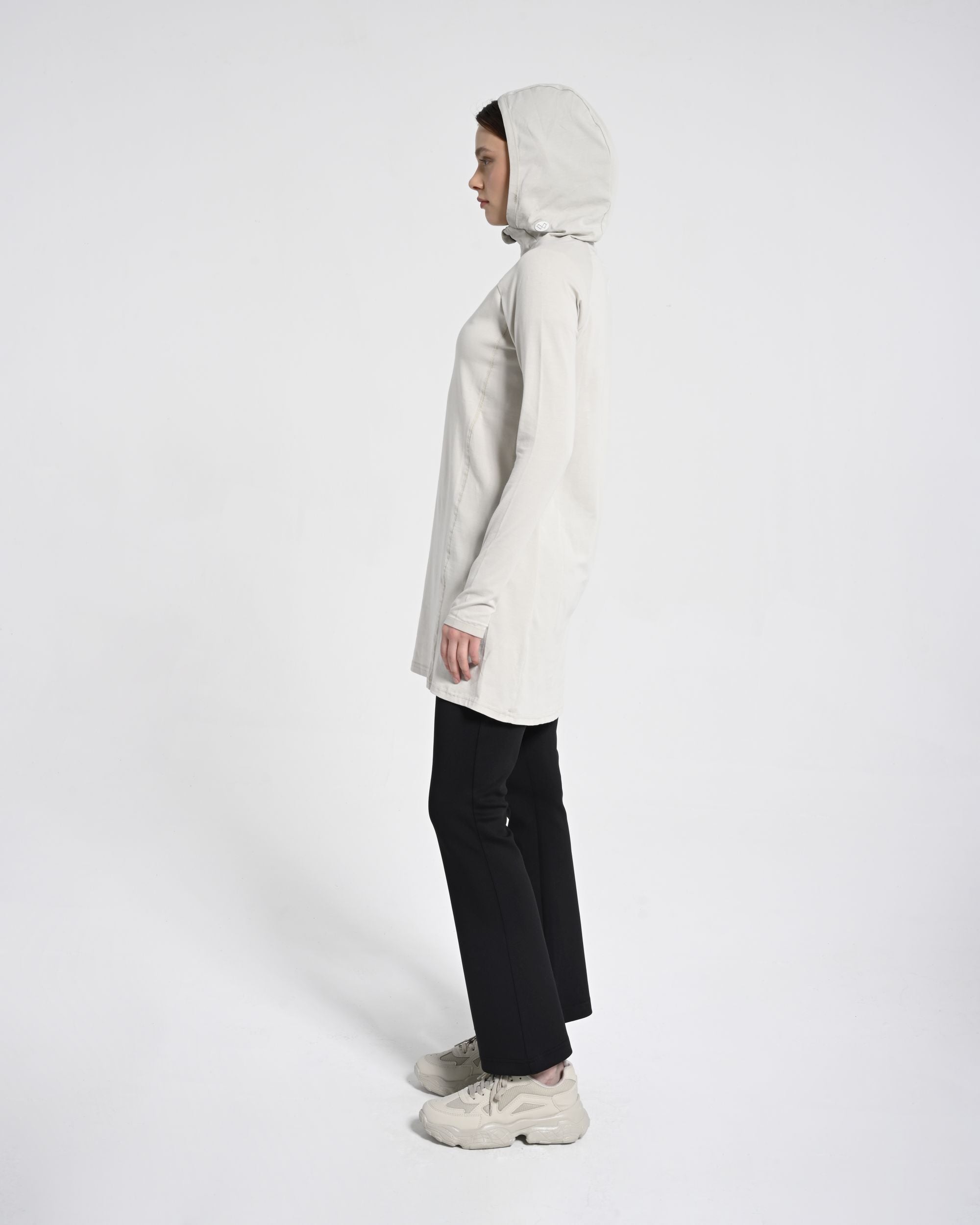 Kapüşonlu Koton Sweat + Buff Hediyeli ! - Monolou