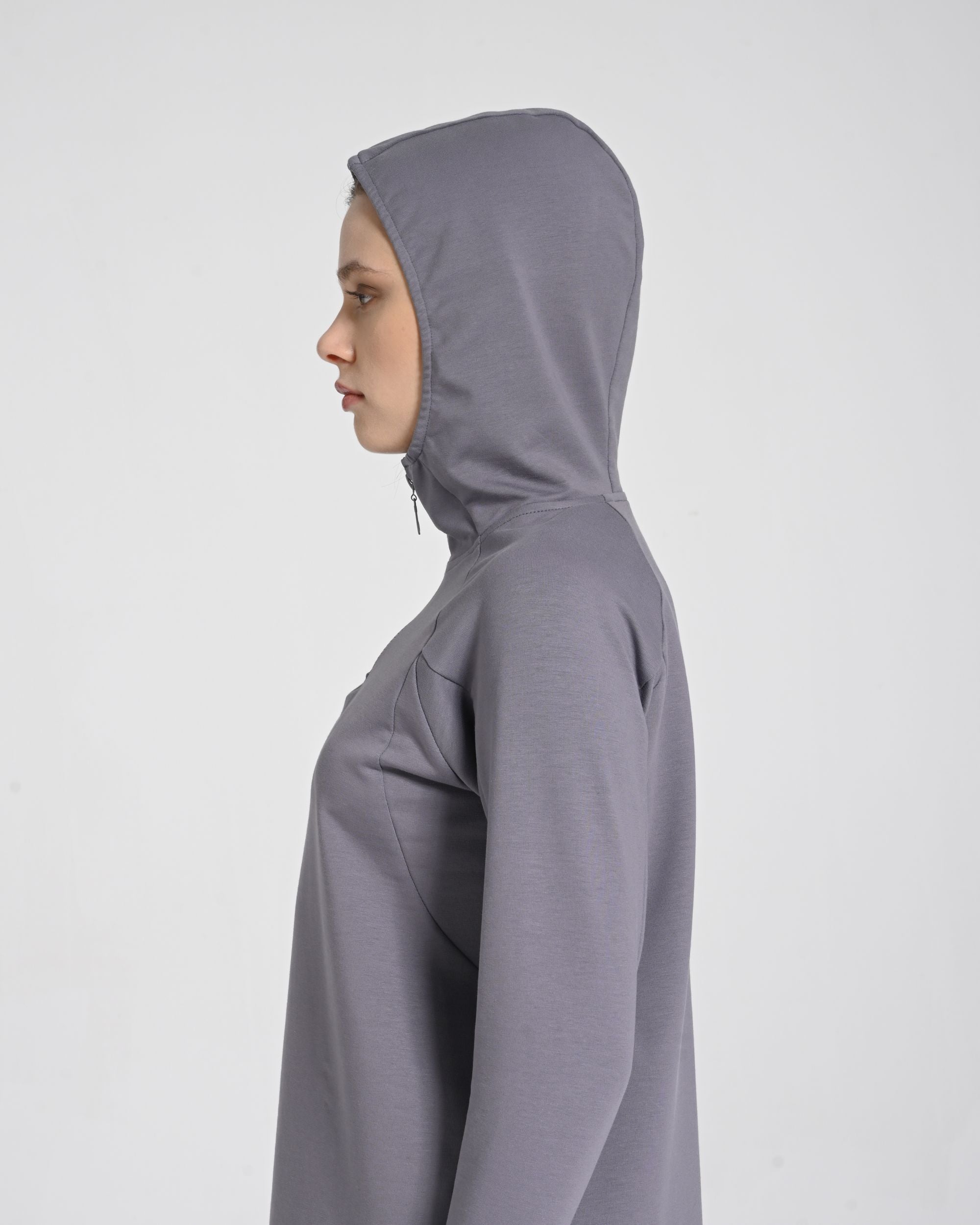 Kapüşonlu Modal Aktif Sweat - Monolou