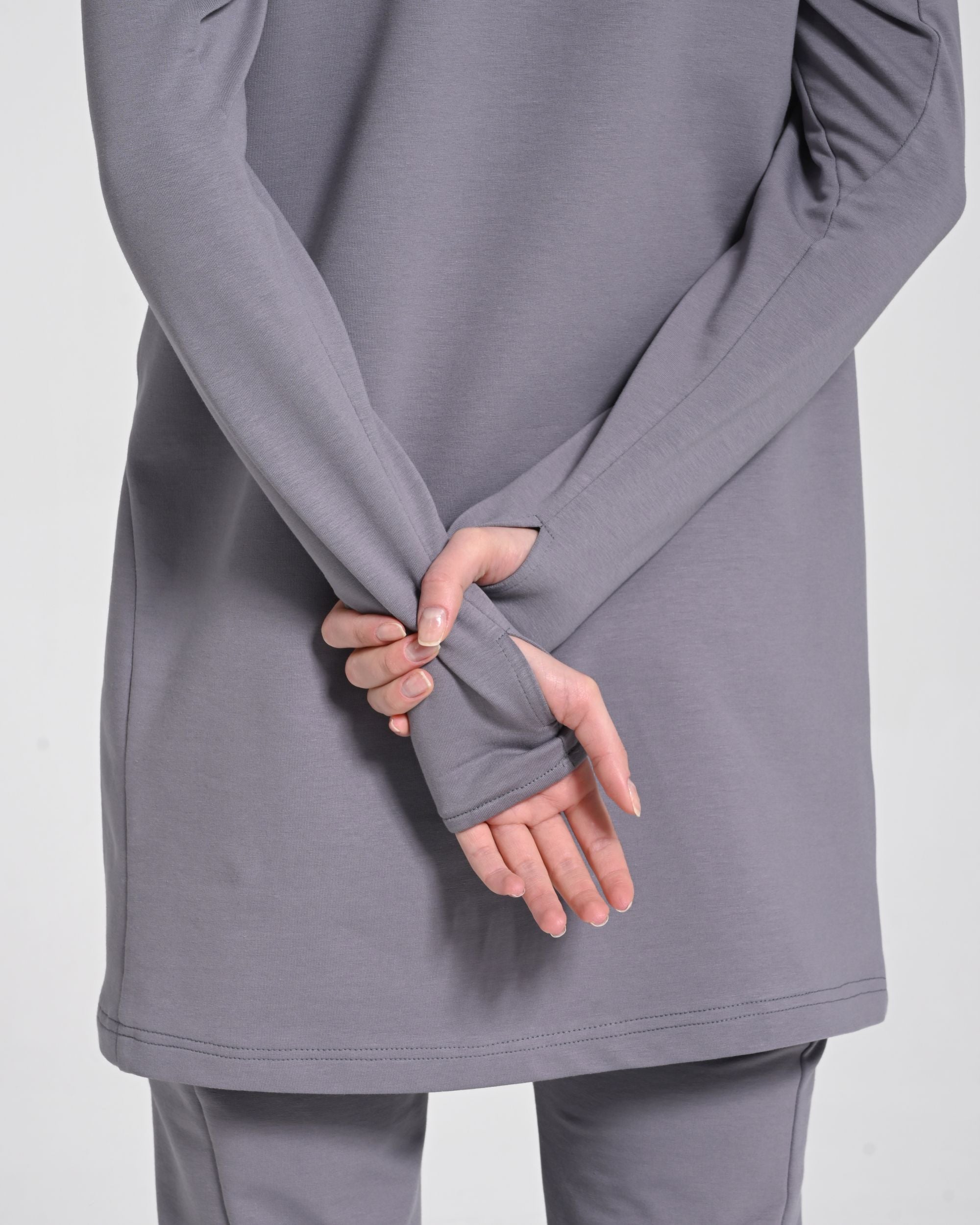 Kapüşonlu Modal Aktif Sweat - Monolou