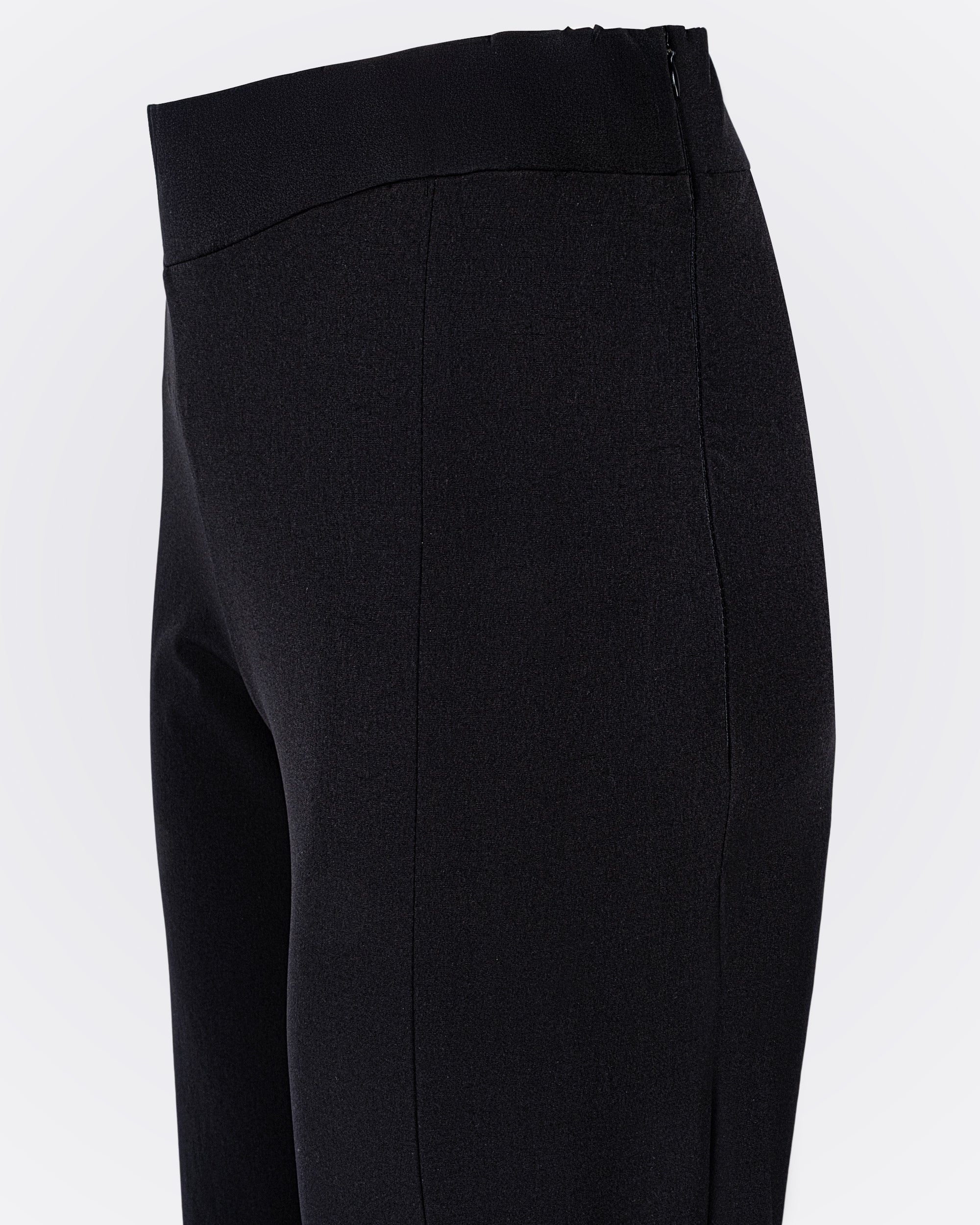 Likralı Boru Paça Aktif Pantolon - Siyah