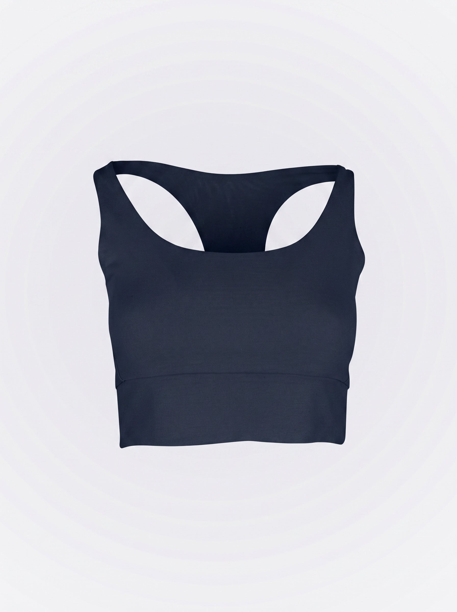 Modal Kumaşlı Aktif Crop - Lacivert
