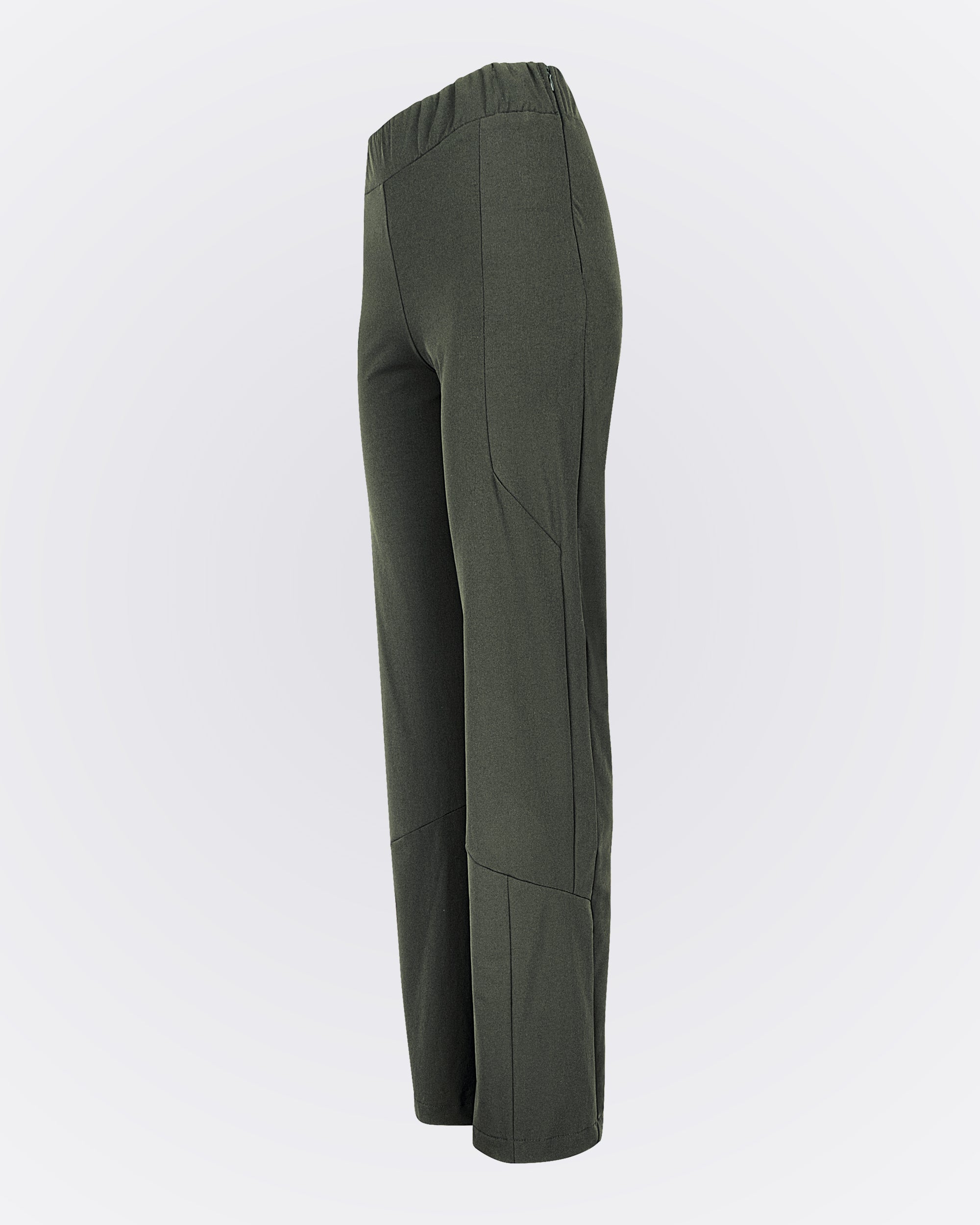 Likralı Boru Paça Aktif Pantolon - Haki