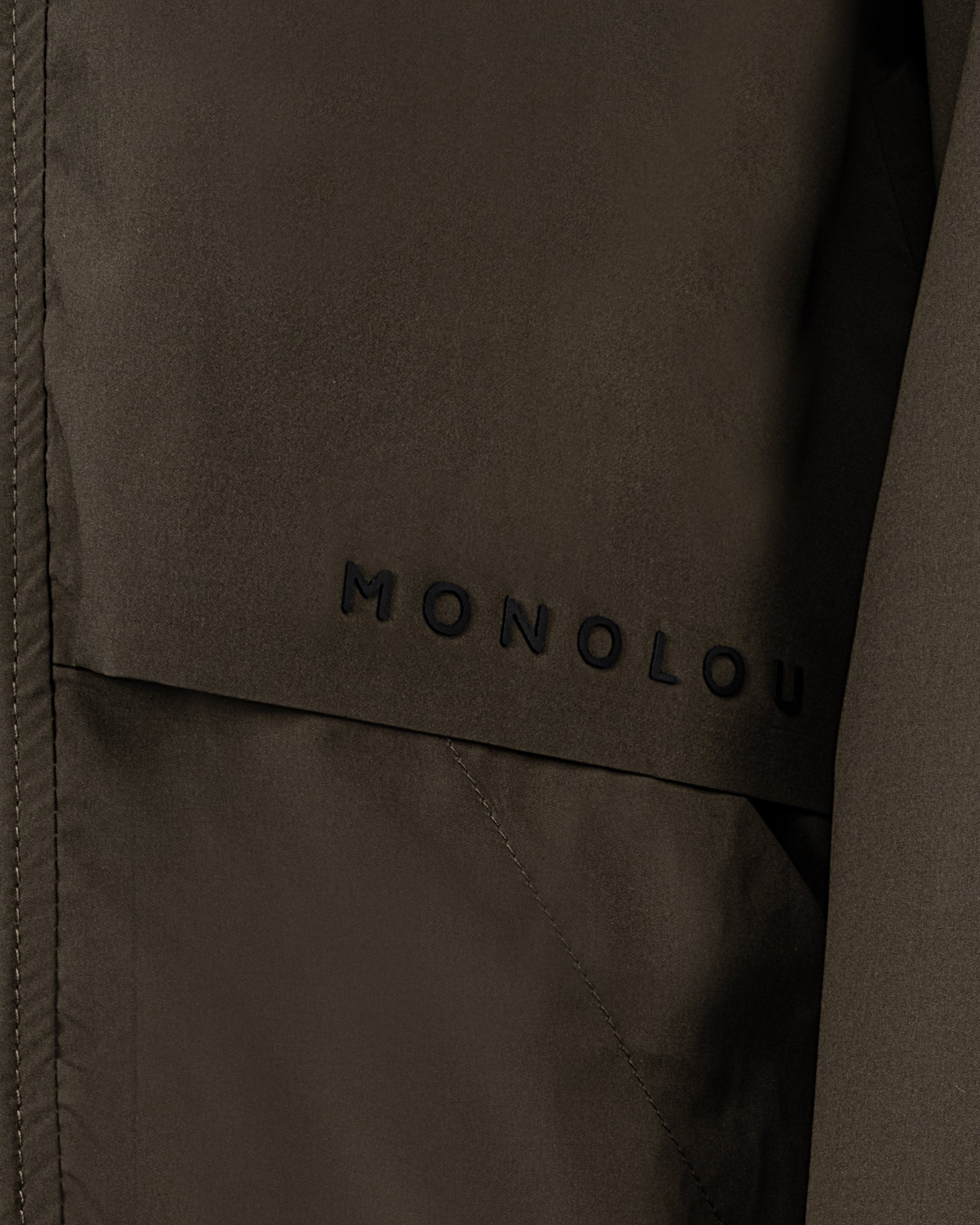 Cepli Kapüşonlu Aktif Trençkot - Haki