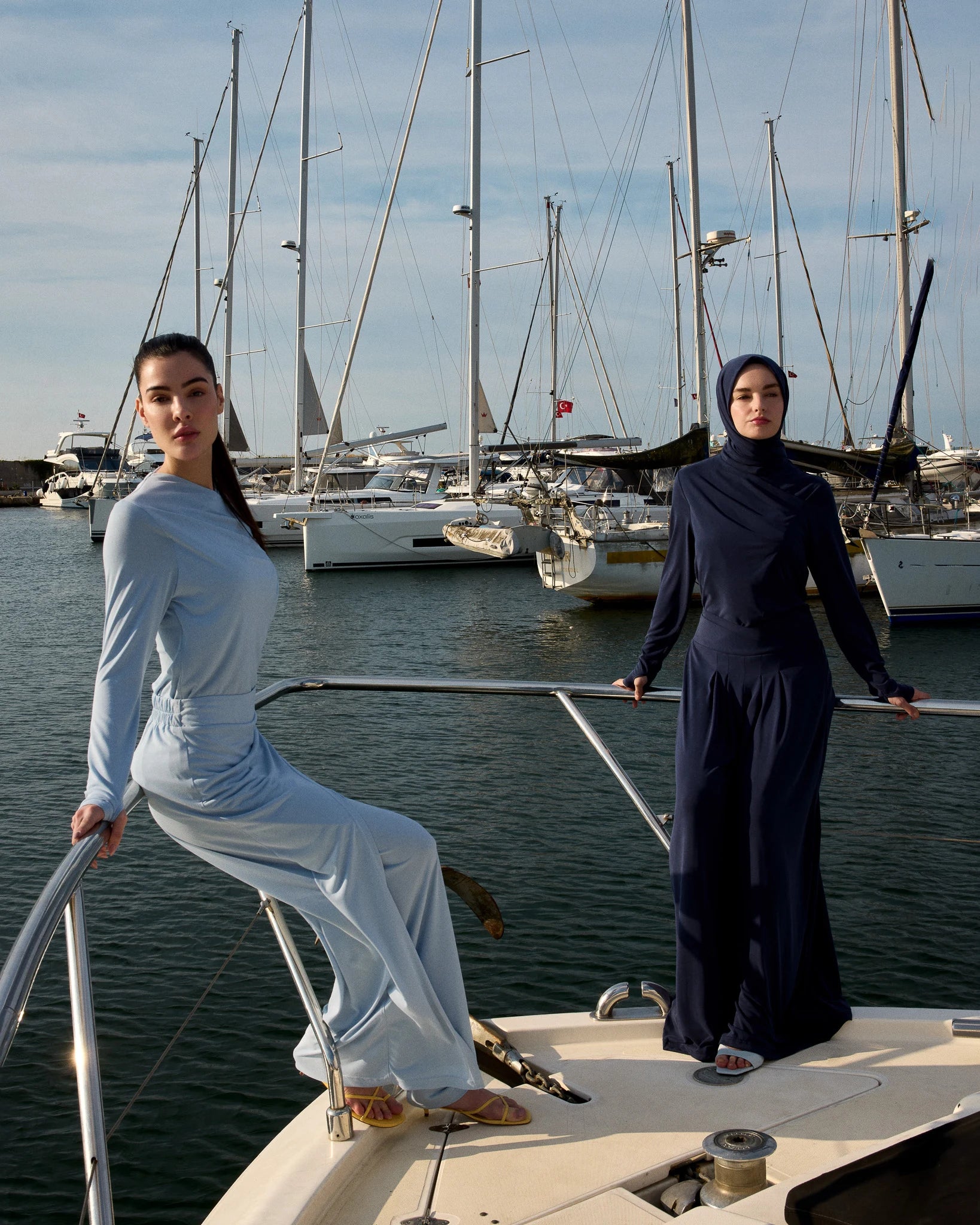 Pile Detaylı Geniş Paça Pantolon - Vizon
