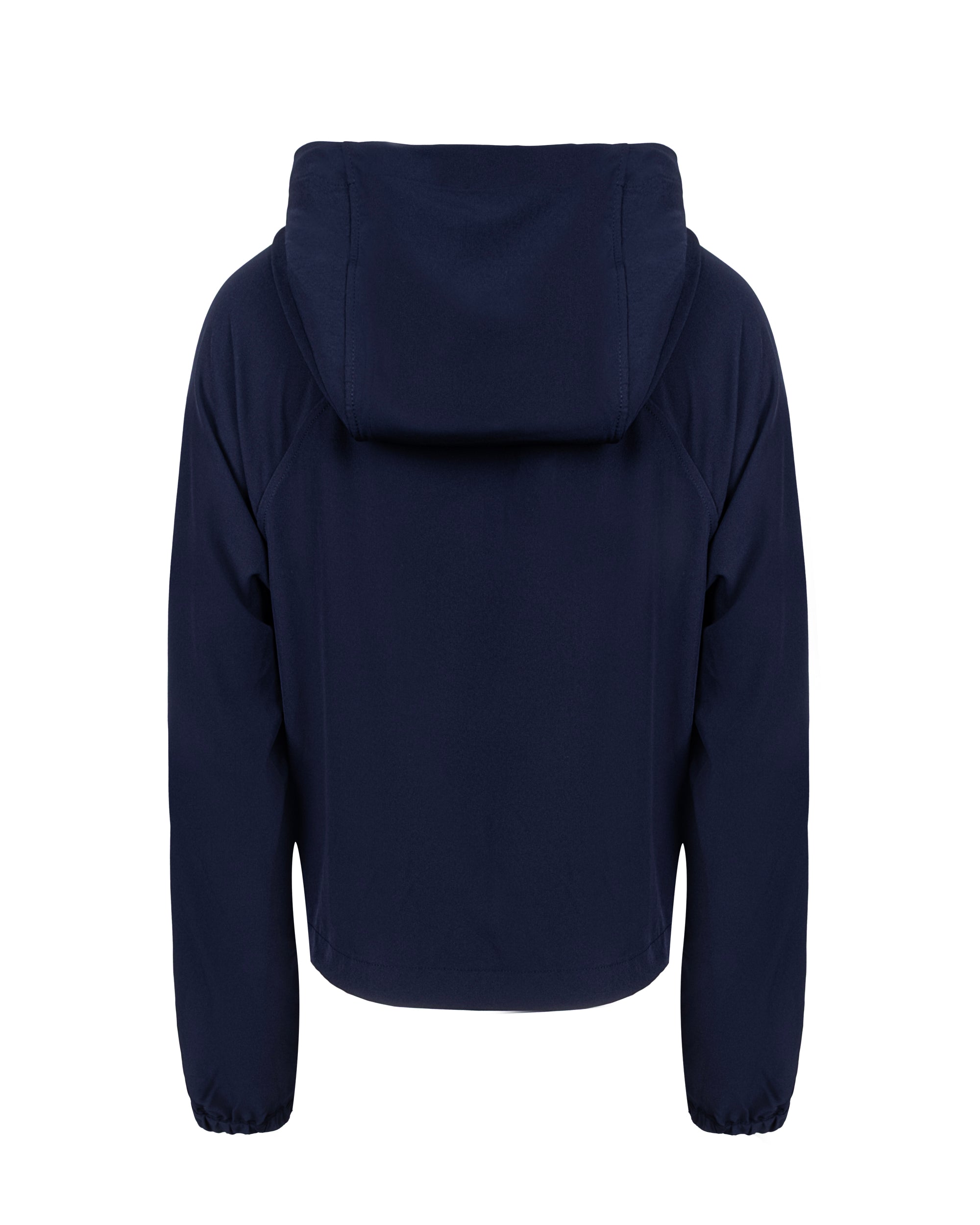 Gizli İç Cepli Kapüşonlu İnce Rüzgarlık - Lacivert