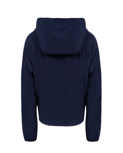 Gizli İç Cepli Kapüşonlu İnce Rüzgarlık - Lacivert