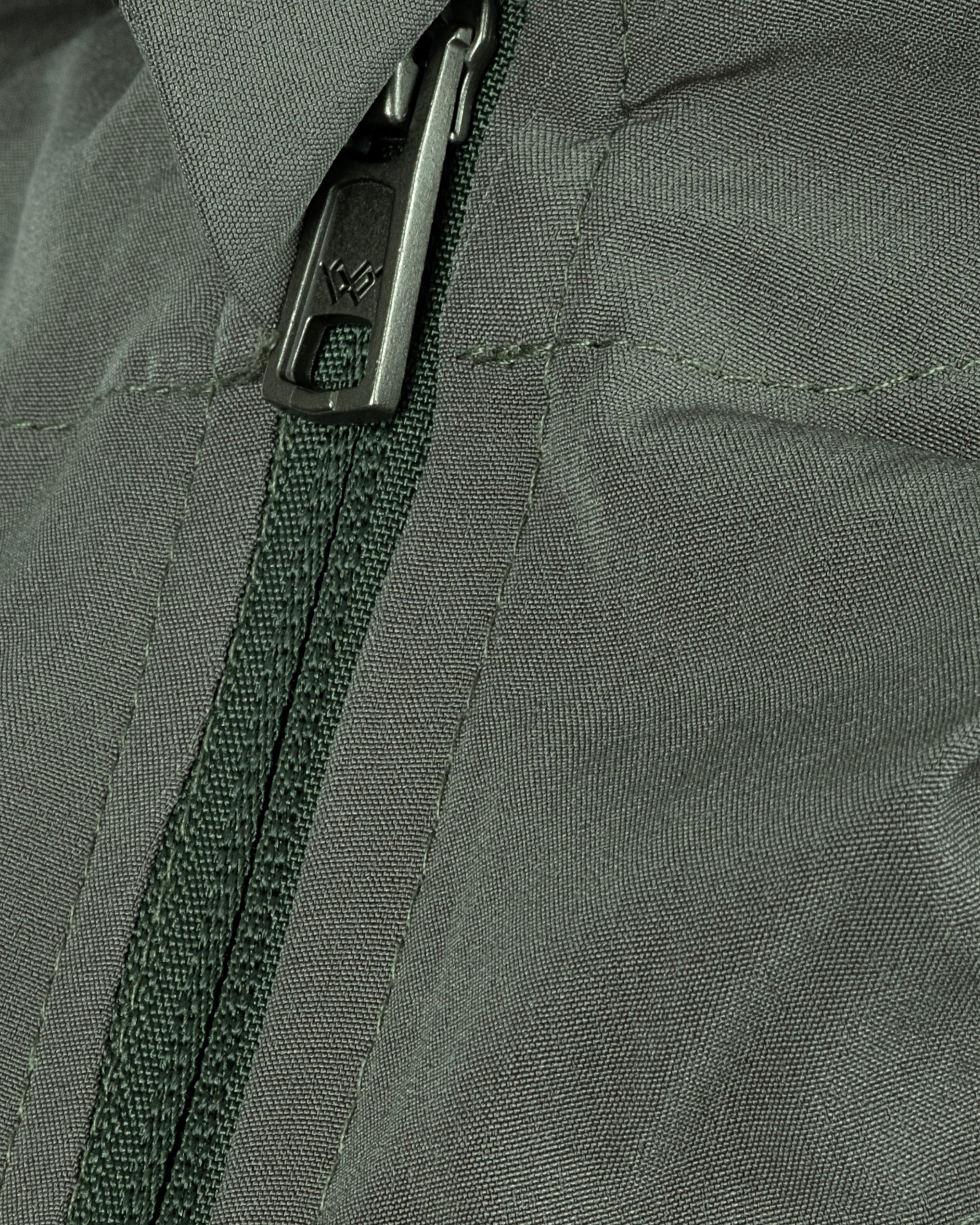 Gizli İç Cepli Kapüşonlu İnce Rüzgarlık - Haki