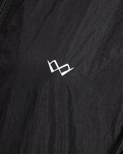 Kapüşonlu Oversize Yağmurluk - Siyah