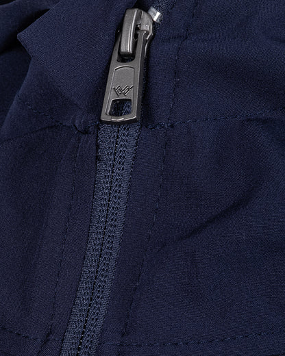 Gizli İç Cepli Kapüşonlu İnce Rüzgarlık - Lacivert