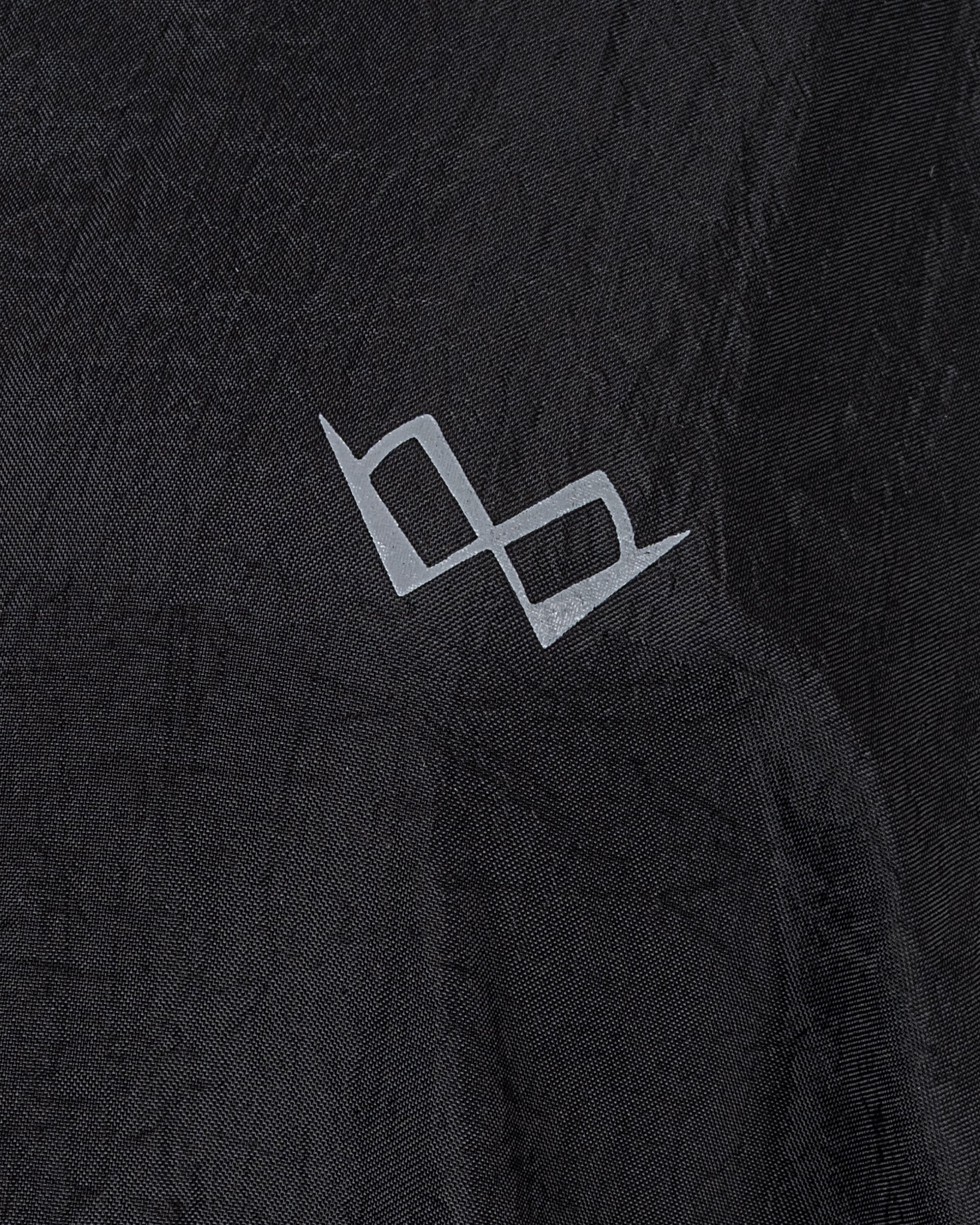 Bel Ayarlamalı Oversize Yağmurluk - Siyah