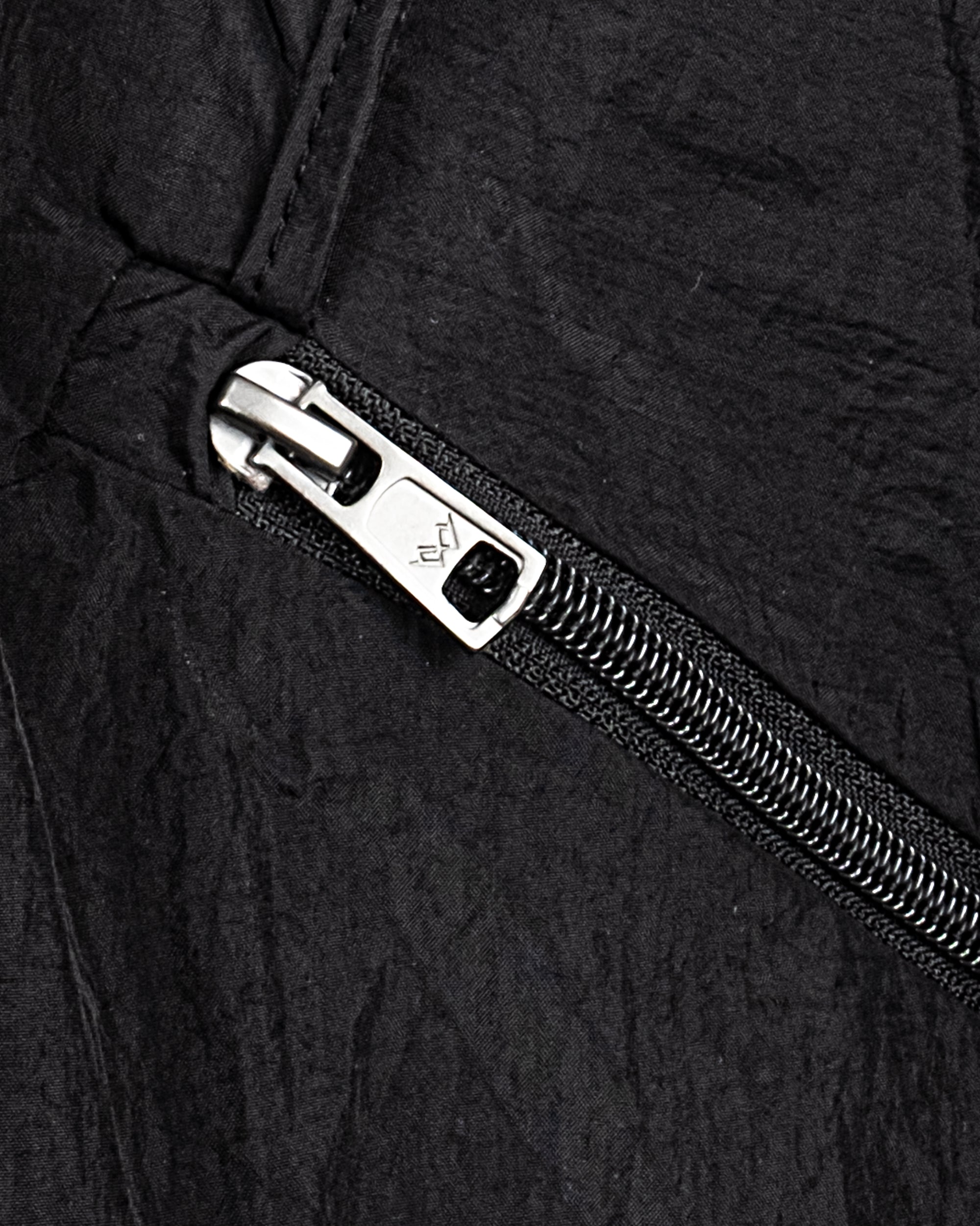 Kapüşonlu Oversize Yağmurluk - Siyah