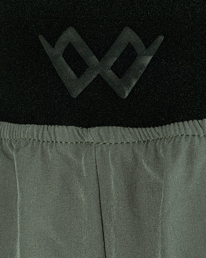 Beli Lastikli Kırışmaz Kumaşlı Cepli Pantolon - Haki