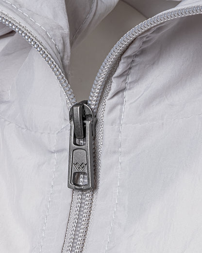 Bel Ayarlamalı Oversize Yağmurluk - Gri