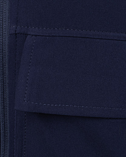 Gizli İç Cepli Kapüşonlu İnce Rüzgarlık - Lacivert