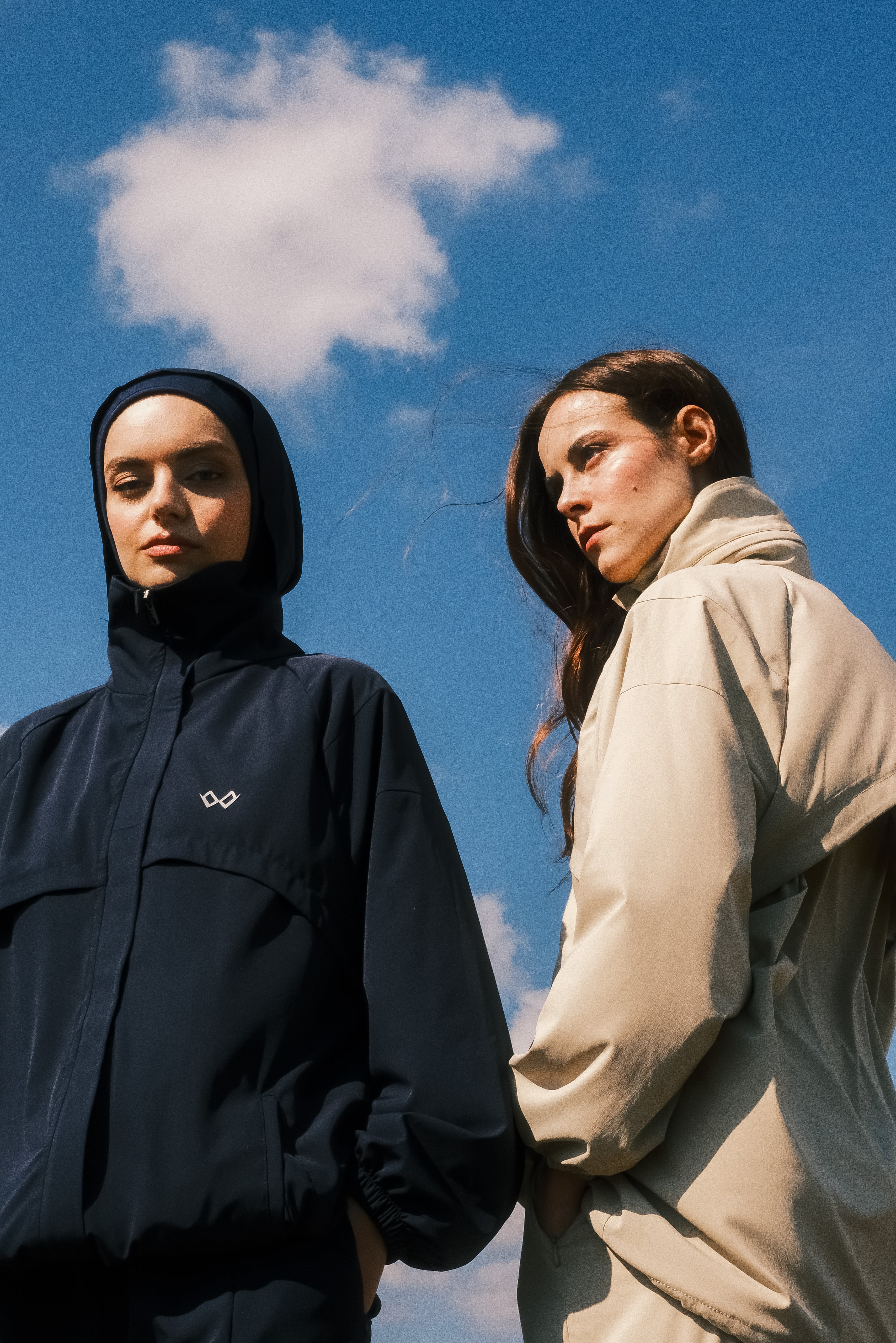 İçi File Astarlı Aktif Ceket - Bej