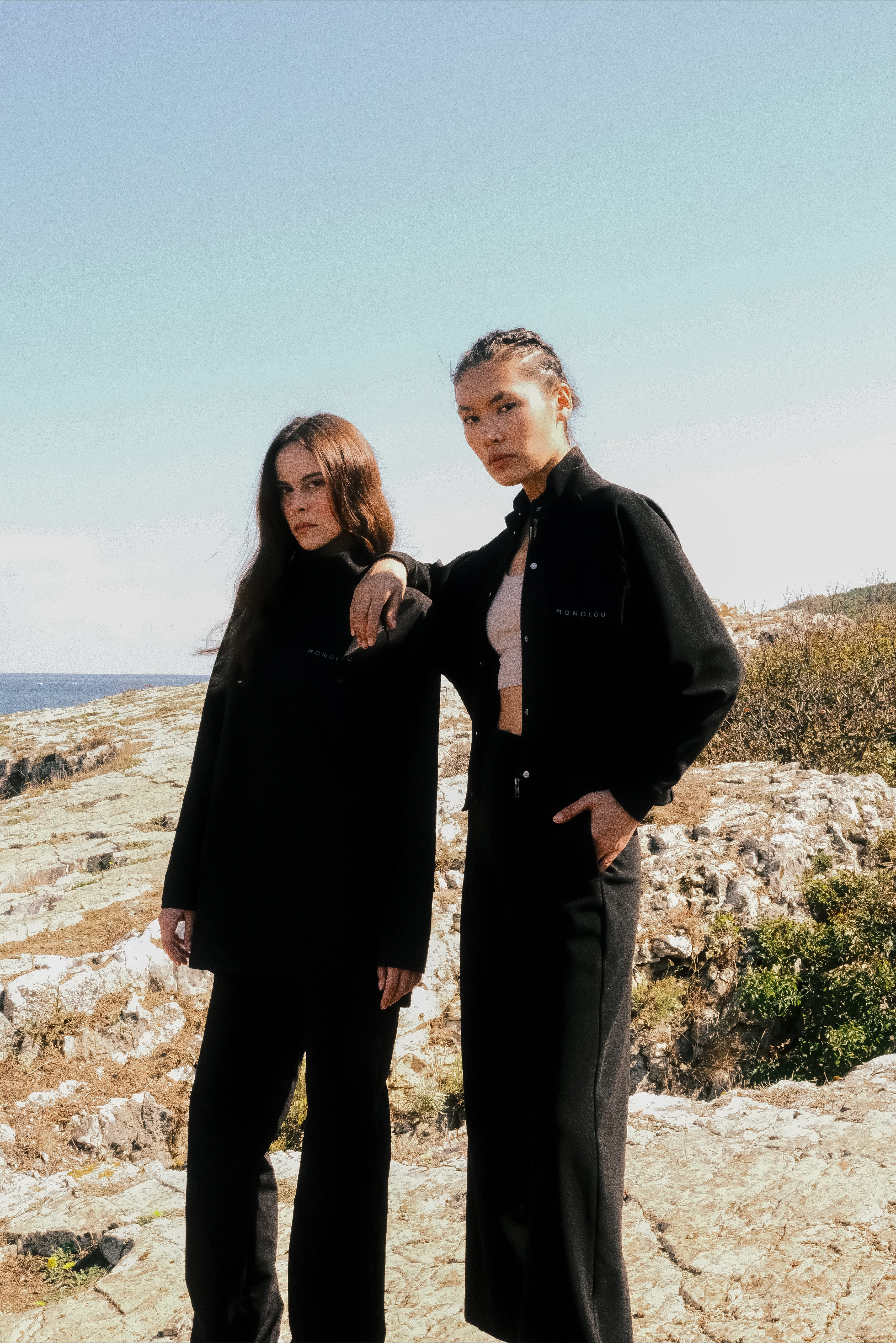 Likralı Boru Paça Aktif Pantolon - Siyah