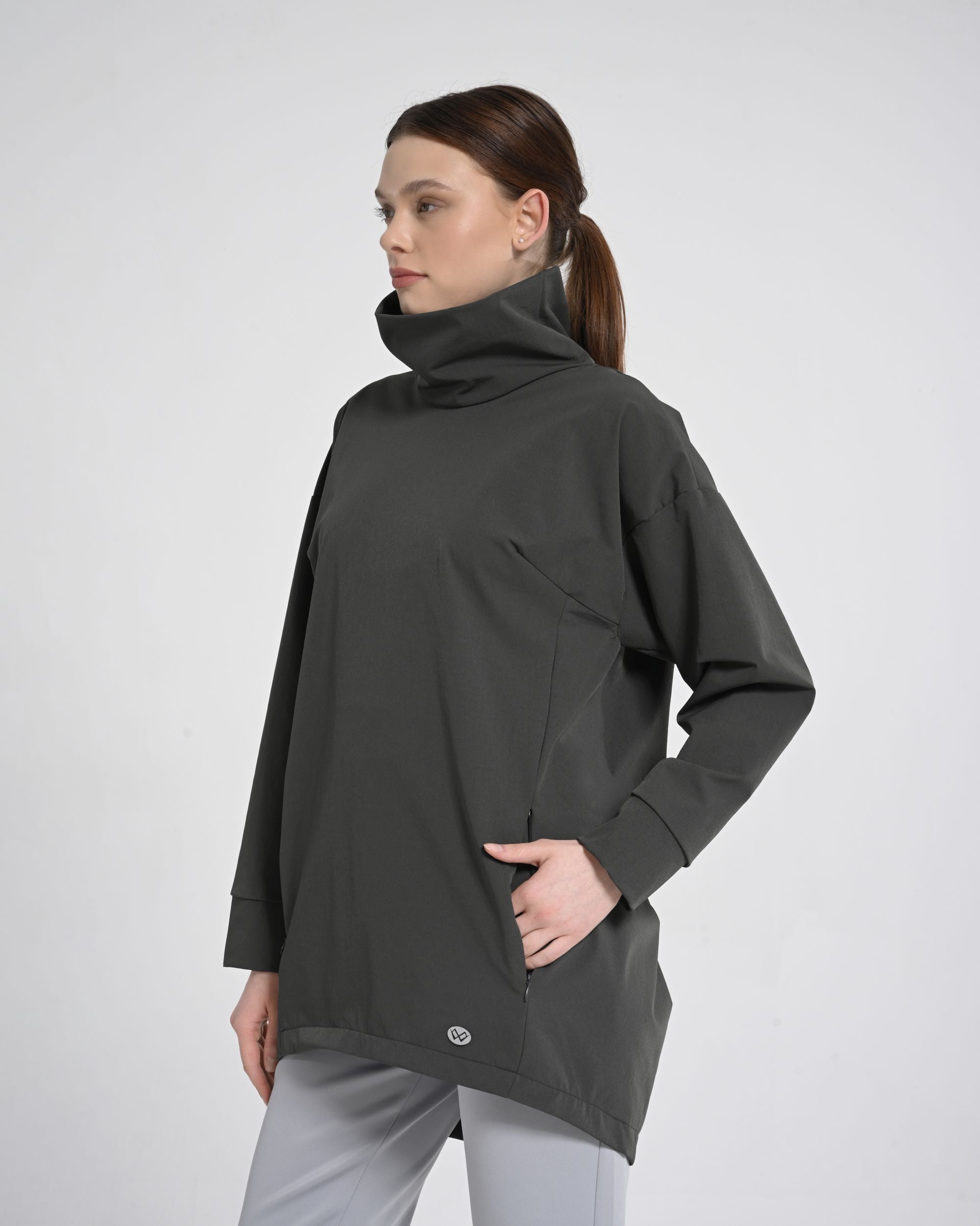 Arkası Anvelop Bi-Stretch Üst - Monolou
