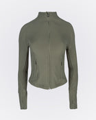 Modal Kumaşlı Aktif Ceket - Haki