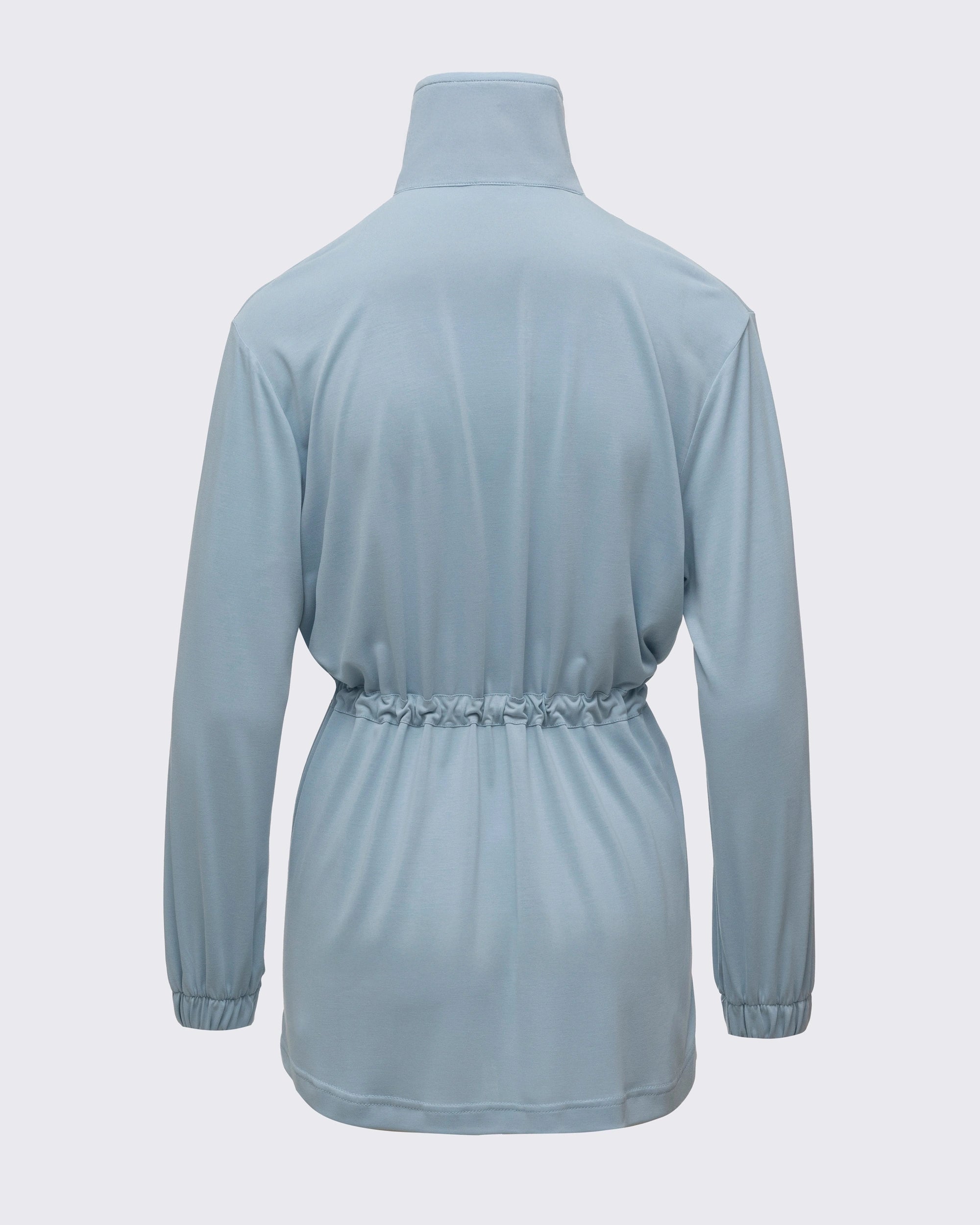 Ayarlanabilir Bel Detaylı Modal Üst - Baby Blue