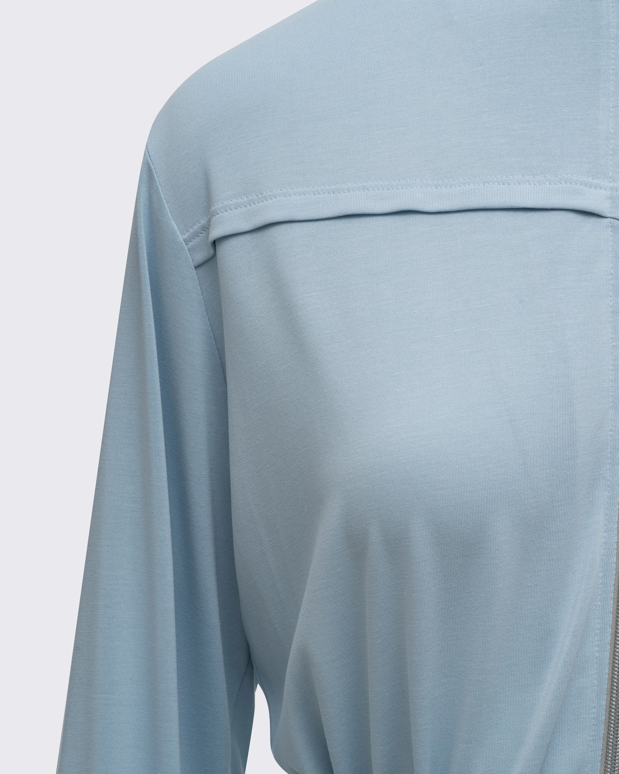 Ayarlanabilir Bel Detaylı Modal Üst - Baby Blue