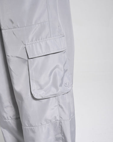 Beli Lastikli Kargo Pantolon - Gri