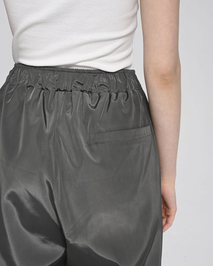 Beli Lastikli Kargo Pantolon - Siyah - Monolou