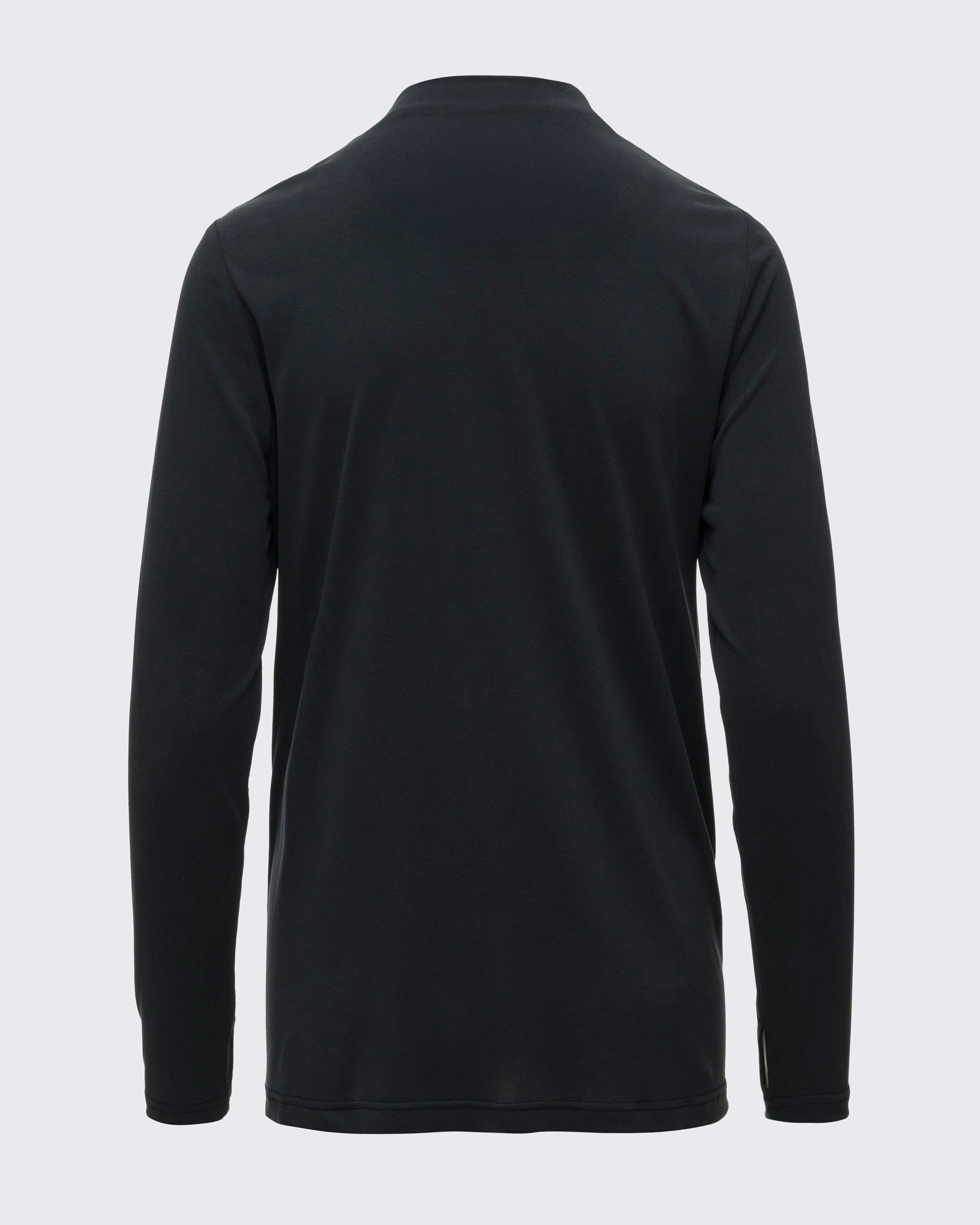 Drape Detaylı Modal Tunik - Siyah