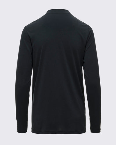Drape Detaylı Modal Tunik - Siyah