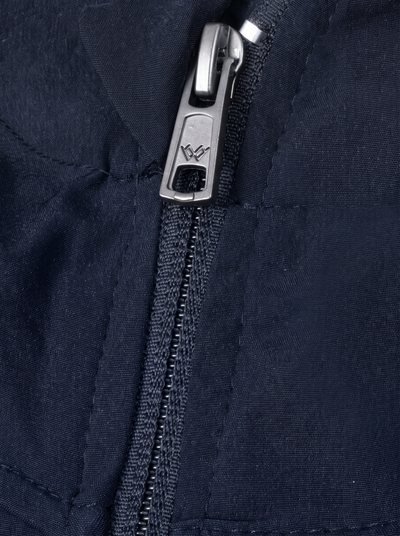 Lightweight Hoodie Windbreaker with Hidden Inside Pocket - Dark Navy