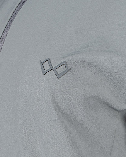 Gizli Kapüşonlu Likra Ceket - Gri