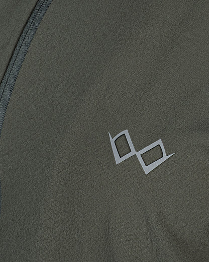 Gizli Kapüşonlu Likra Ceket - Haki