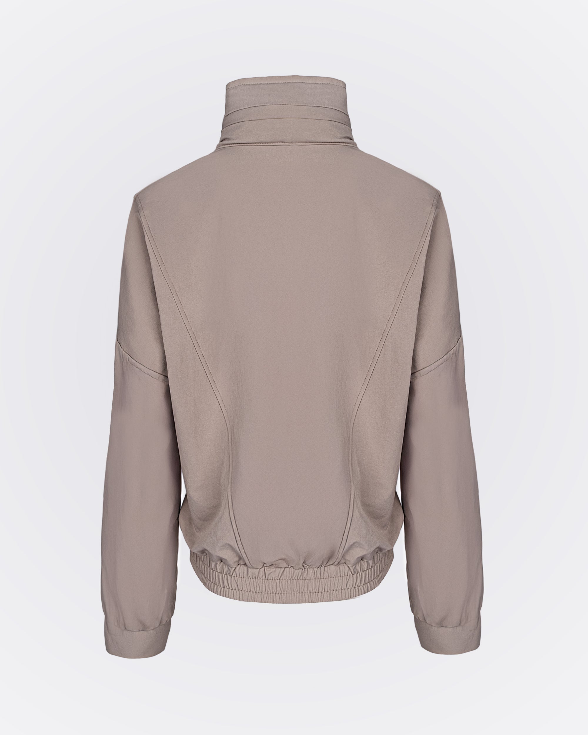 Gizli Kapüşonlu Likra Üst - Bej