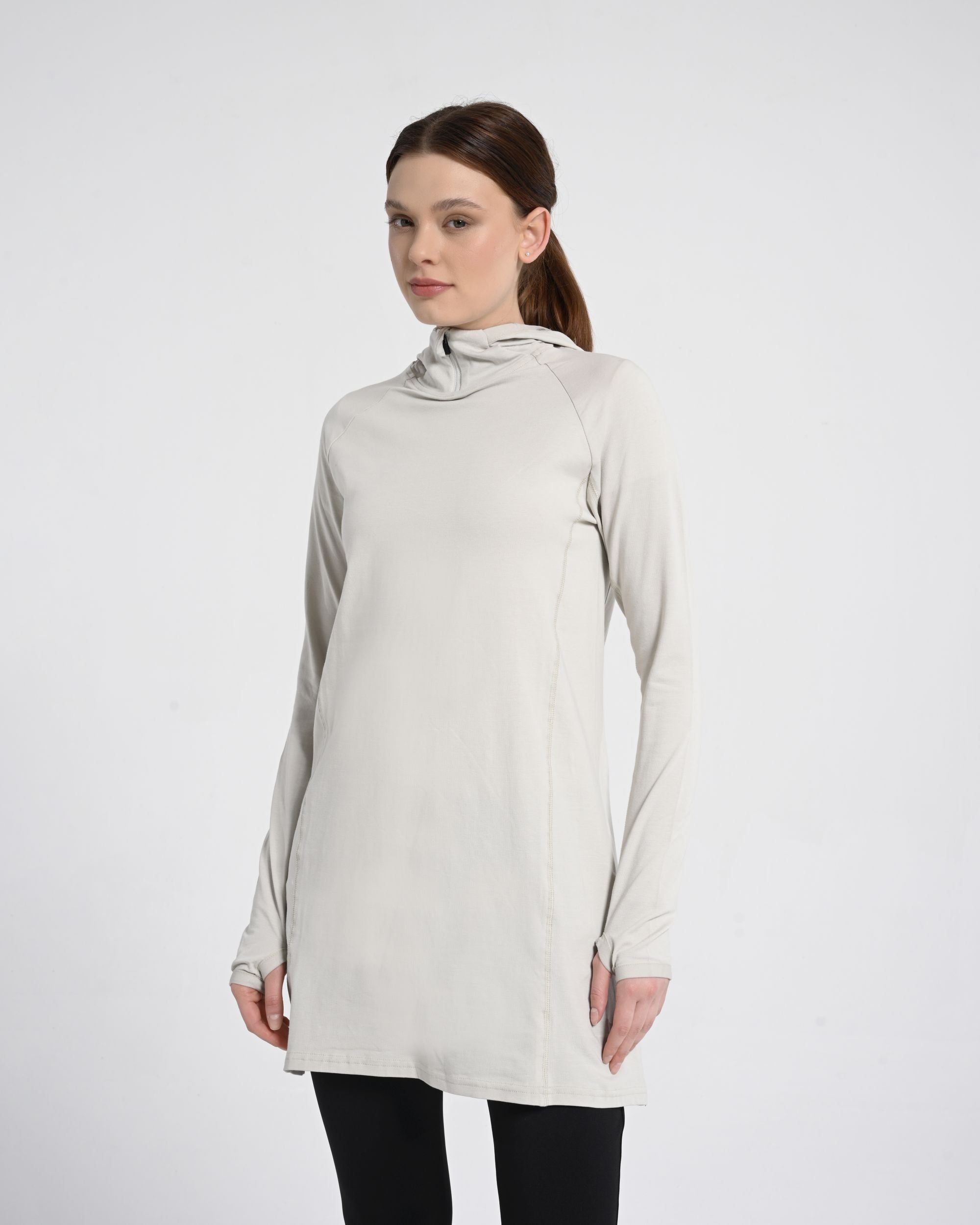Kapüşonlu Koton Sweat + Buff Hediyeli ! - Monolou