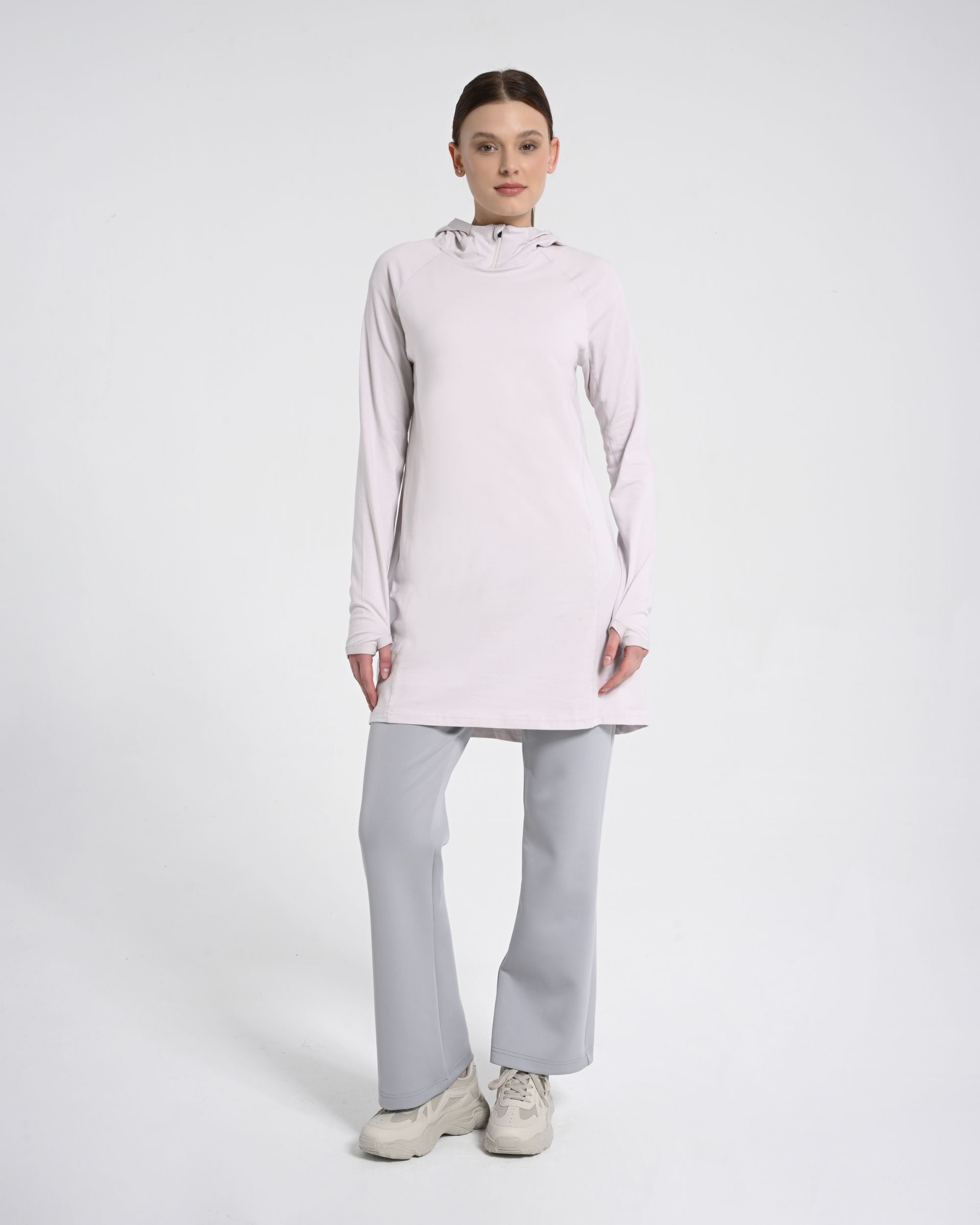Kapüşonlu Koton Sweat + Buff Hediyeli ! - Monolou
