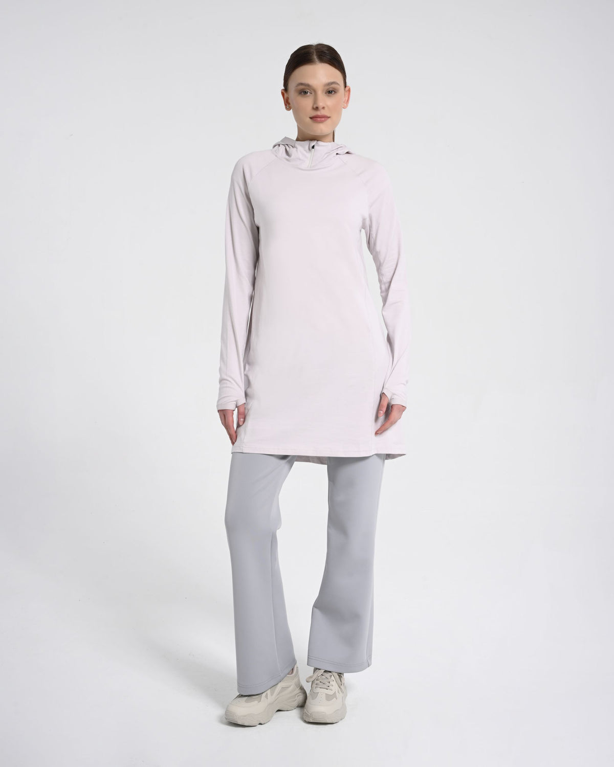 Kapüşon Boneli Koton Sweat + Buff Hediyeli