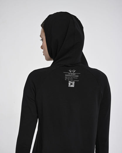Kapüşonlu Koton Sweat + Buff Hediyeli ! - Monolou