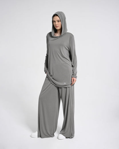 Kapüşonlu Modal İkili Set - Monolou