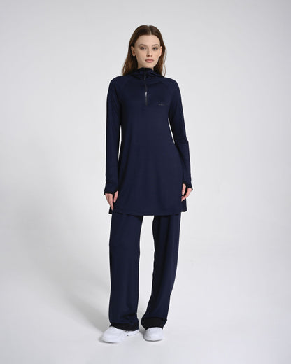 Kapüşonlu Rayon Aktif Sweat - Monolou