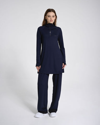 Kapüşonlu Rayon Aktif Sweat