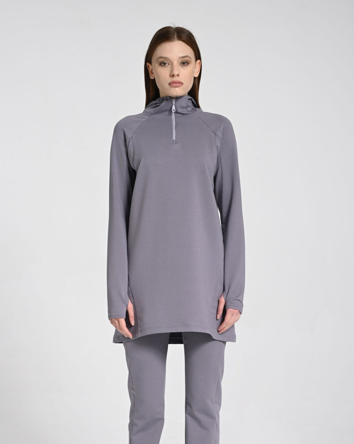 Kapüşonlu Modal Aktif Sweat