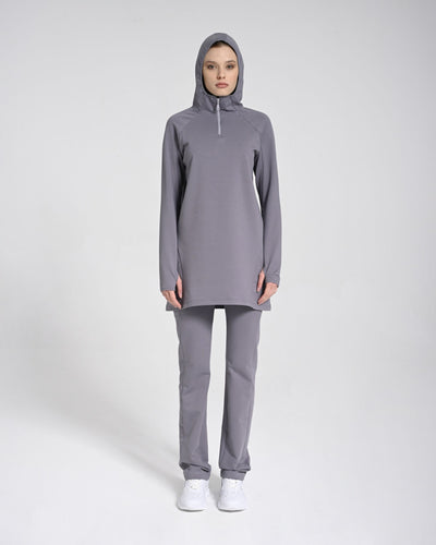 Kapüşonlu Modal Aktif Sweat - Monolou
