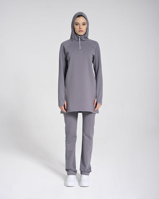 Kapüşonlu Modal Aktif Sweat