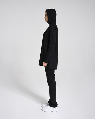 Kapüşonlu Modal Sweat