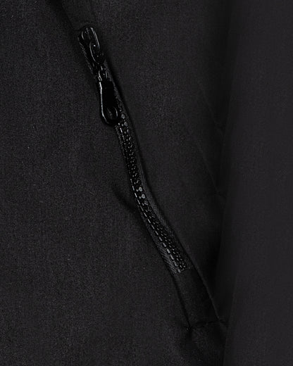 Kapüşonlu Yüksek Yakalı Rüzgarlık Sweat - Siyah