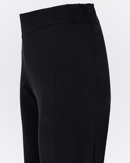 Likralı Boru Paça Aktif Pantolon - Siyah