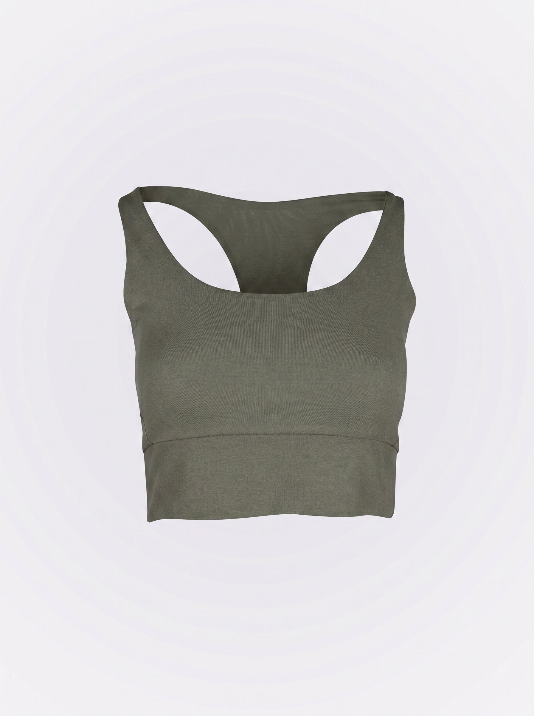 Modal Kumaşlı Aktif Crop - Çağla Yeşili