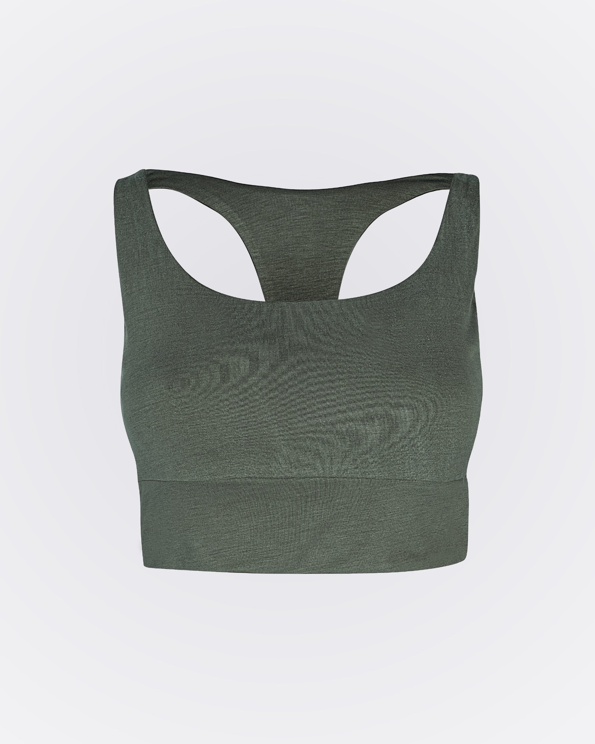 Modal Kumaşlı Aktif Crop - Vizon